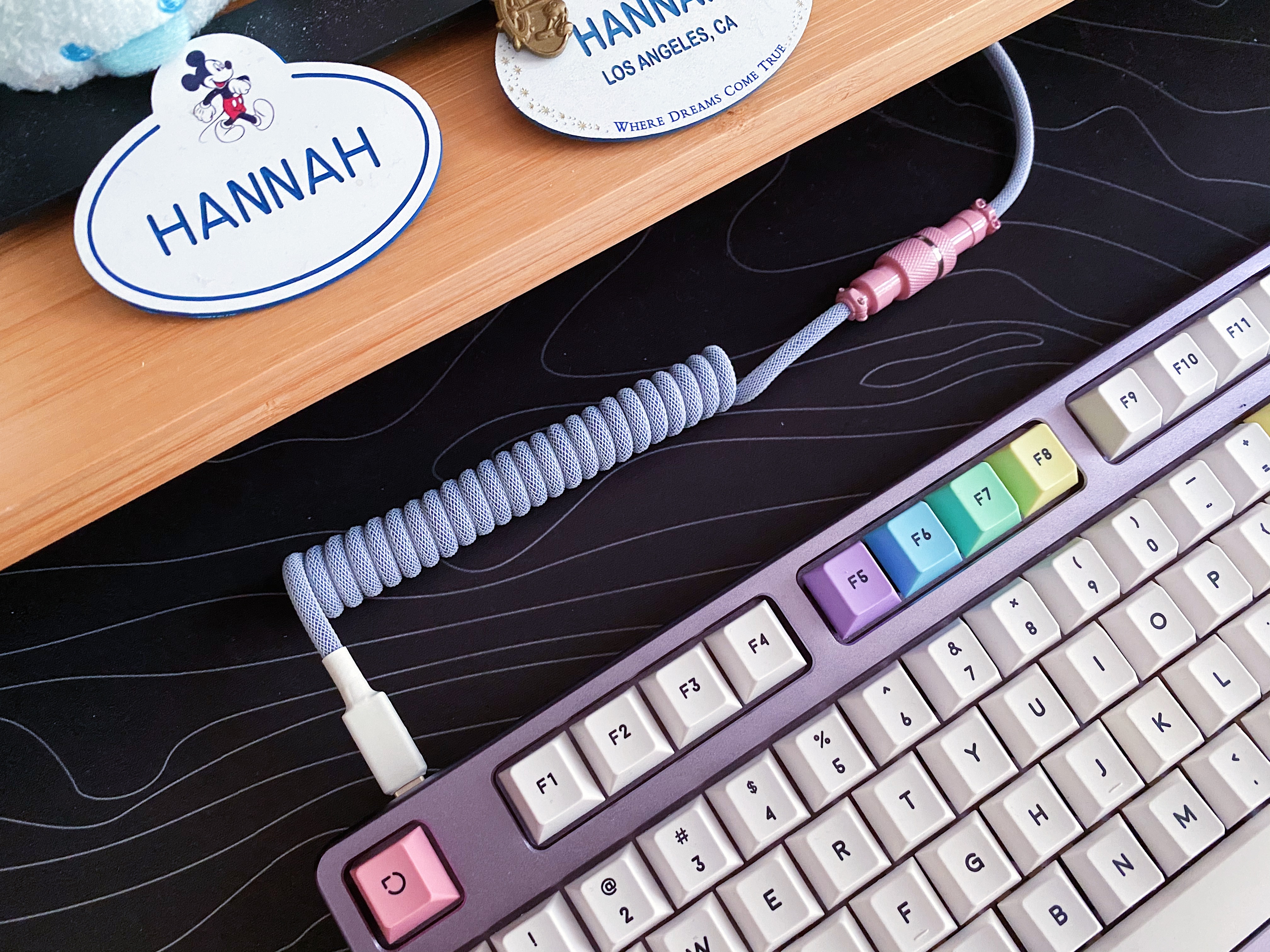 Cookie Cable lilac custom cable